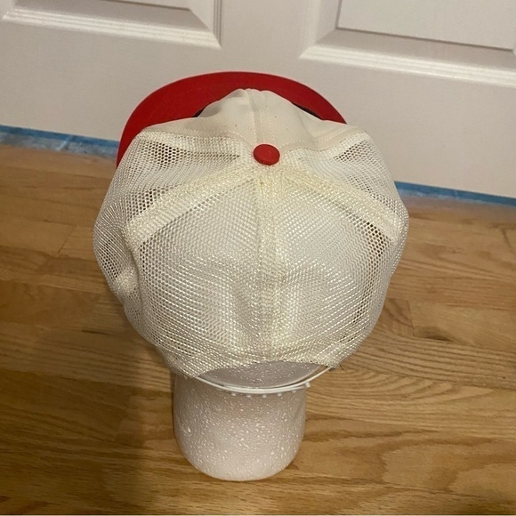 Vintage Brillion Steel Iron Works Patch Mesh Snap Back Hat Trucker USA Made - Picture 4 of 11